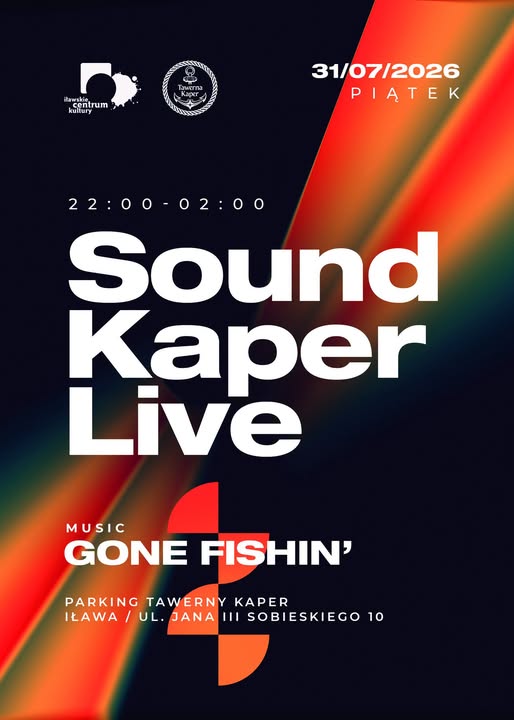 Sound Kaper Live w Iławie - muzyczny wieczór na parkingu Tawerny Kaper z duetem GoneFishin’